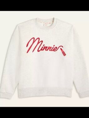 Minnie Mouse Swarovski MACYS SWEATSHIRT GREY